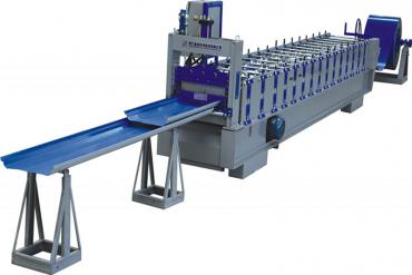 Machine de formage de rouleaux de panneaux muraux à joints cachés
